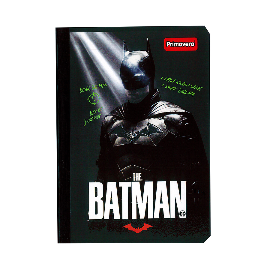 Cuaderno Cosido Batman 100 Hojas Cuadros  4