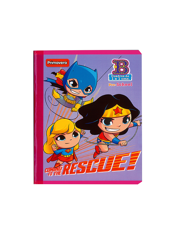 Cuaderno Cosido Primavera 100 Hojas Cuadritos B Niña 3