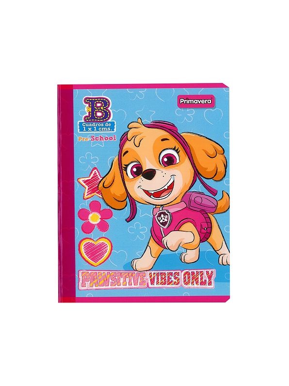 Cuaderno Cosido Primavera 100 Hojas Cuadritos B Niña 5