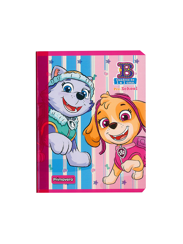 Cuaderno Cosido Primavera 100 Hojas Cuadritos B Niña 7