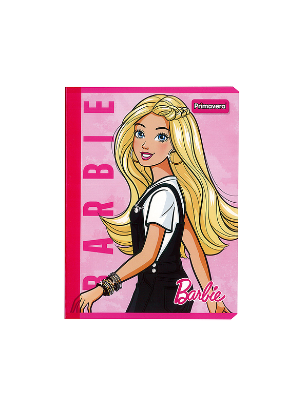 Cuaderno Cosido Primavera Mattel Barbie 50 Hojas Cuadros  3