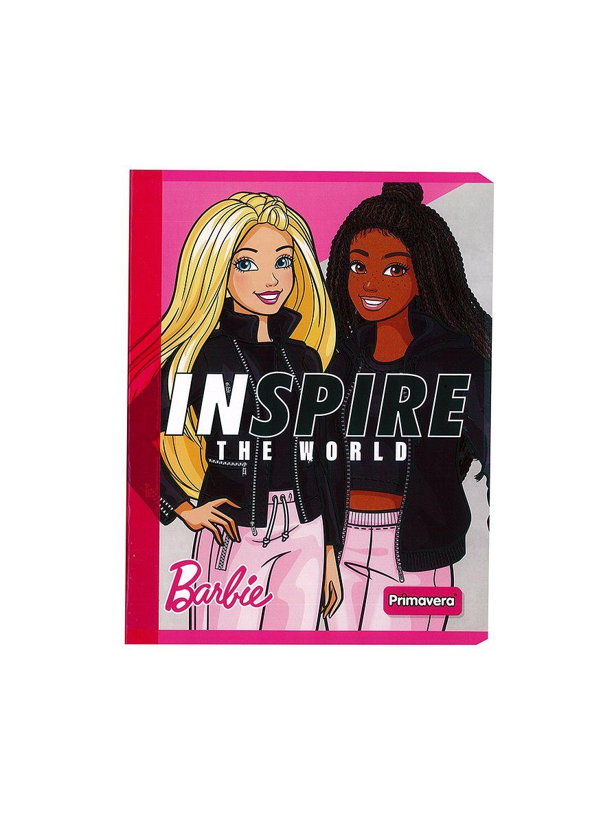 Cuaderno Cosido Primavera Mattel Barbie 50 Hojas Cuadros  6