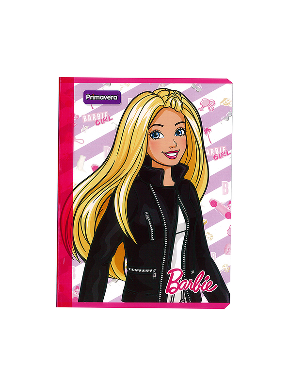 Cuaderno Cosido Primavera Mattel Barbie 50 Hojas Cuadros  7