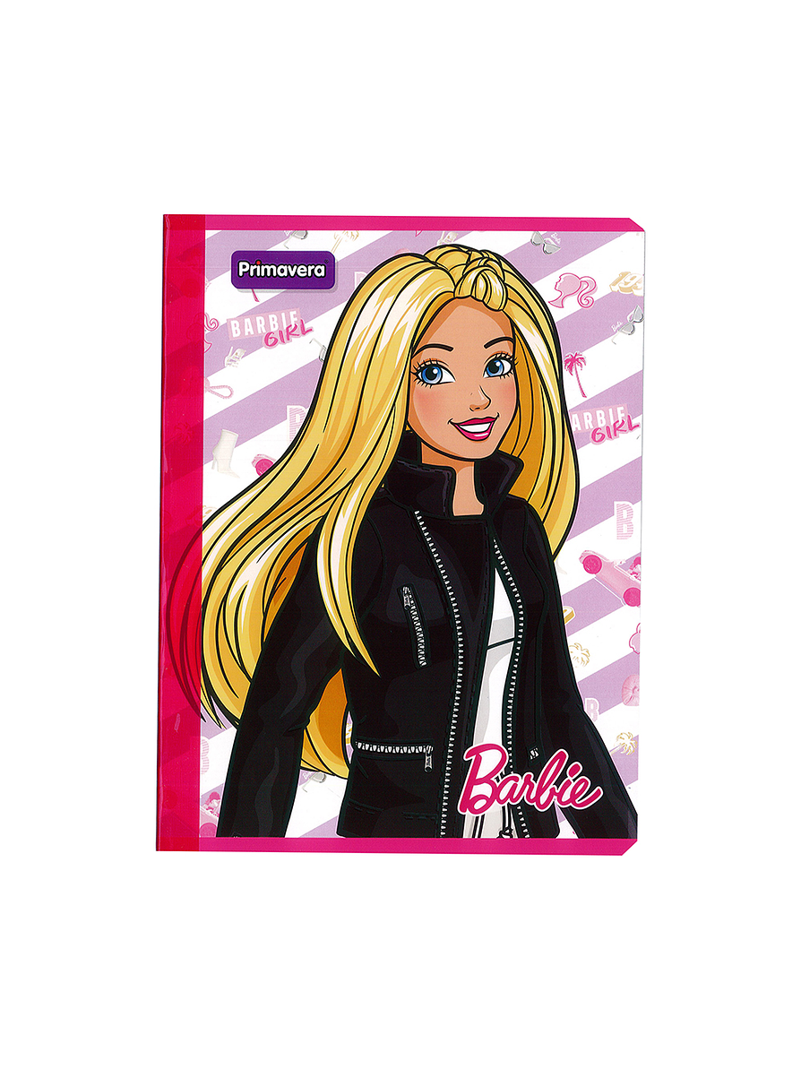 Cuaderno Cosido Primavera Mattel Barbie 50 Hojas Cuadros  7