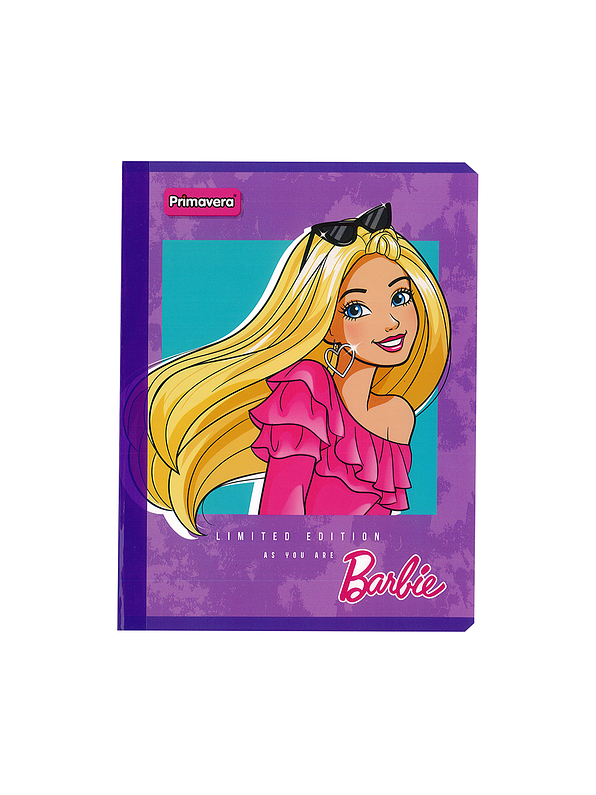 Cuaderno Cosido Primavera Mattel Barbie 50 Hojas Cuadros  8