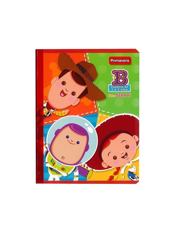 Cuaderno Cosido Primavera Disney 100 Hojas Cuadritos B 4