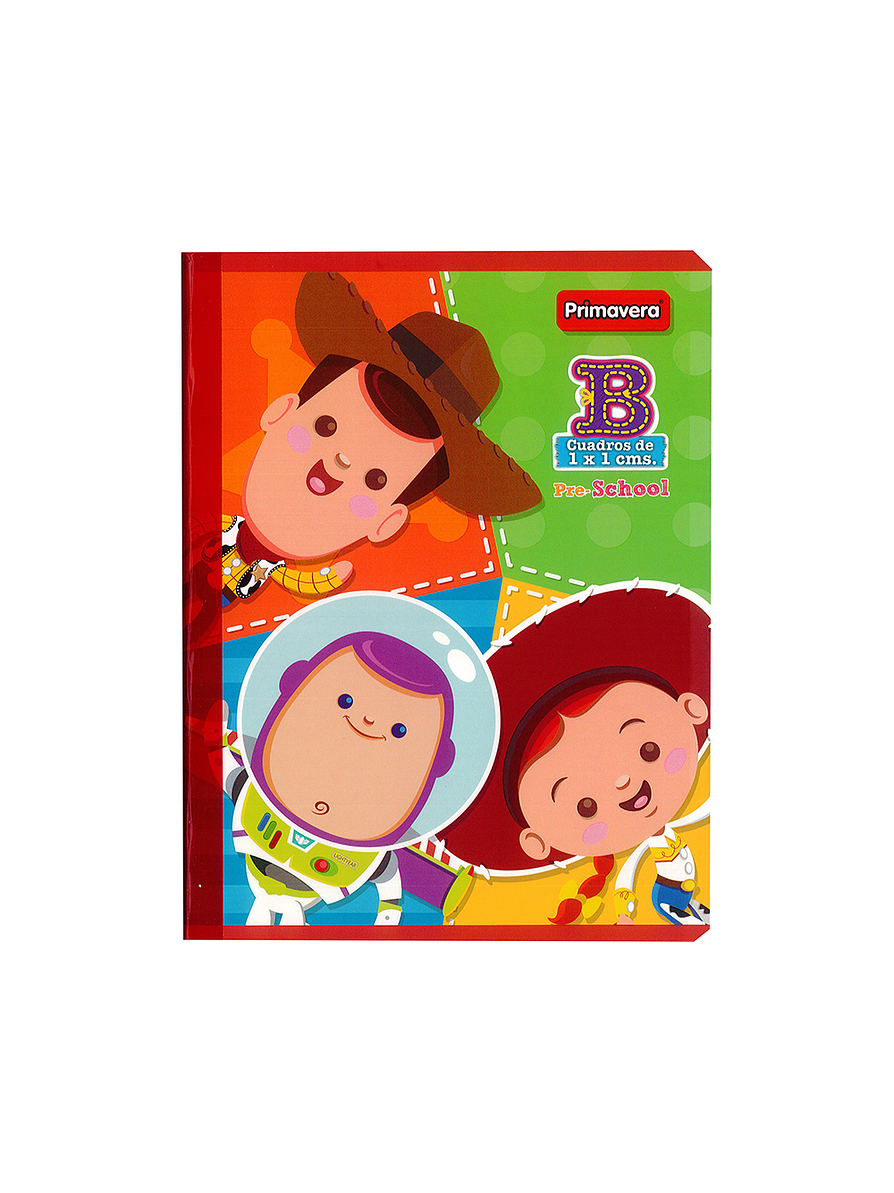 Cuaderno Cosido Primavera Disney 100 Hojas Cuadritos B 4
