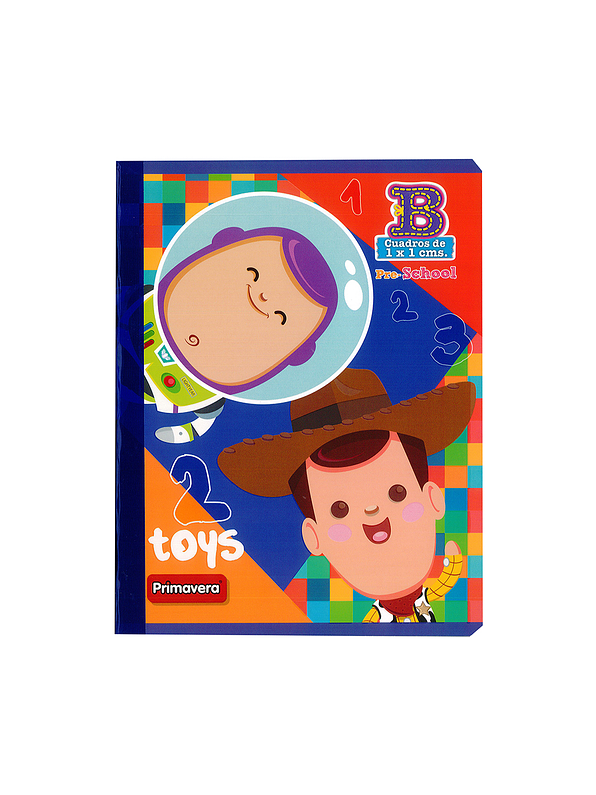 Cuaderno Cosido Primavera Disney 100 Hojas Cuadritos B 5