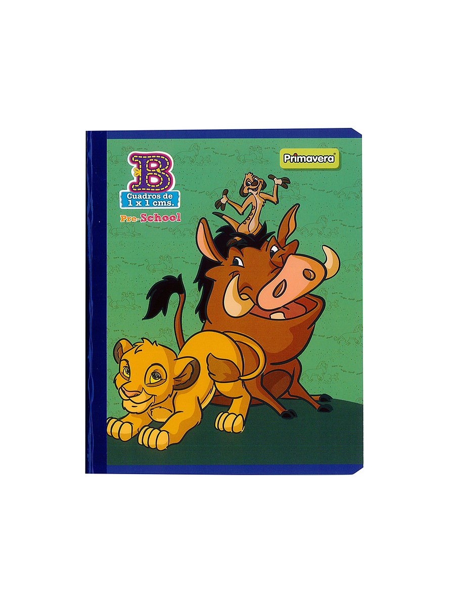 Cuaderno Cosido Primavera Disney 100 Hojas Cuadritos B 3