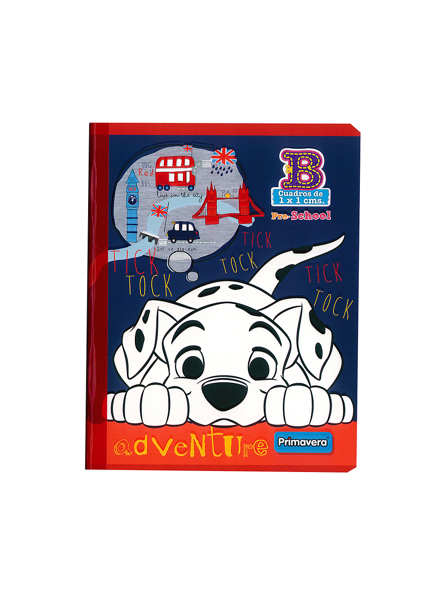 Cuaderno Cosido Primavera Disney 100 Hojas Cuadritos B 2
