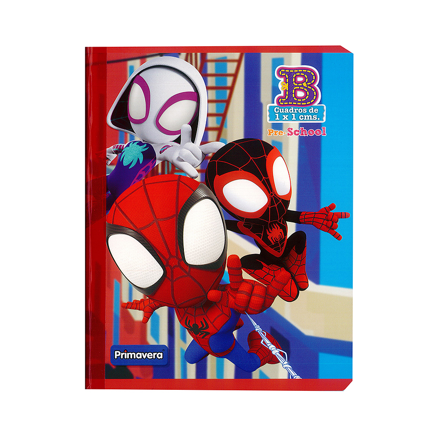 Cuaderno Cosido Primavera Disney 100 Hojas Cuadritos B 8