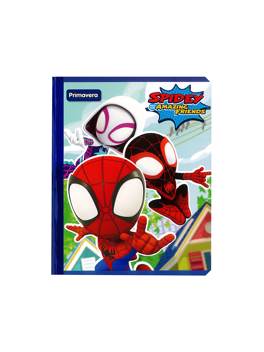 Cuaderno Cosido Spidey 100 Hojas Líneas 6