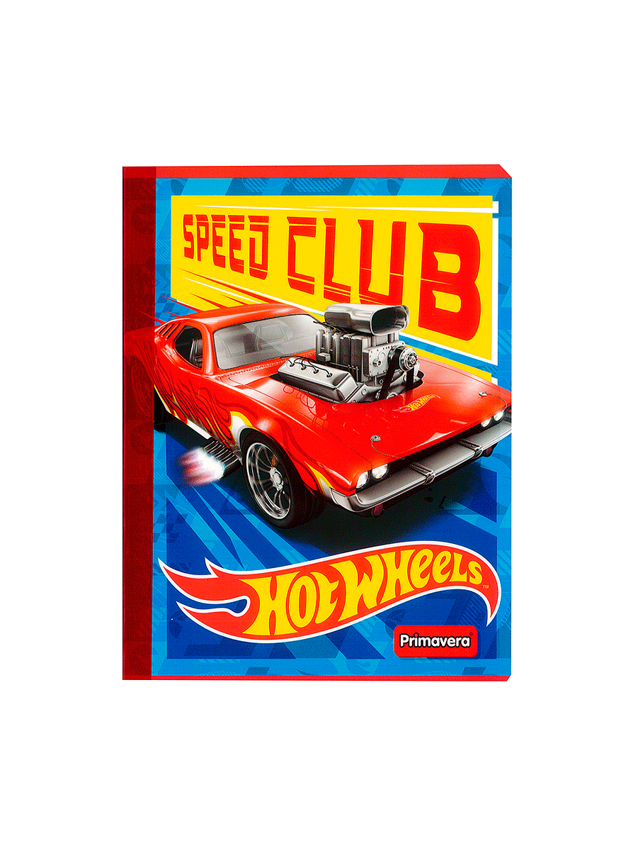 Cuaderno Cosido Hot Wheels 100 Hojas Cuadros  4