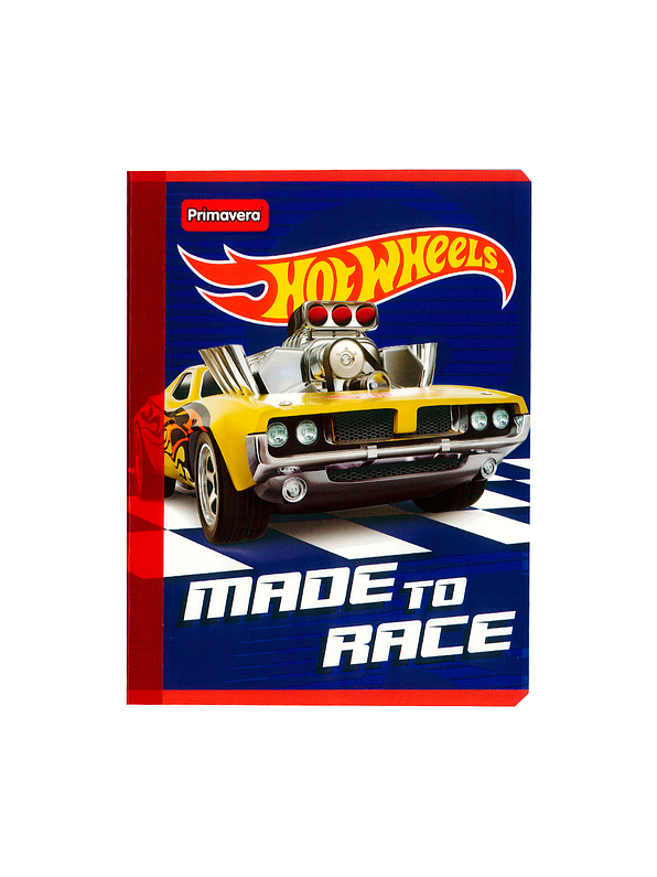 Cuaderno Cosido Hot Wheels 100 Hojas Cuadros  8