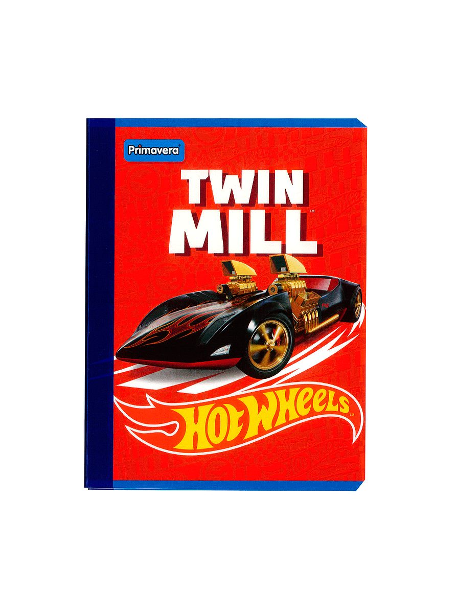 Cuaderno Cosido Hot Wheels 50 Hojas Cuadros  1