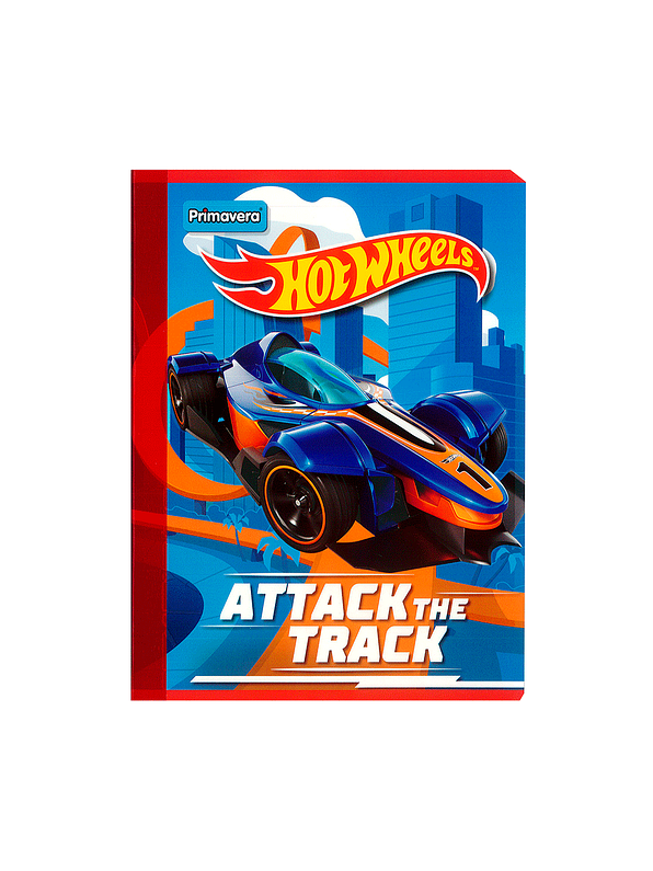Cuaderno Cosido Hot Wheels 50 Hojas Cuadros  4