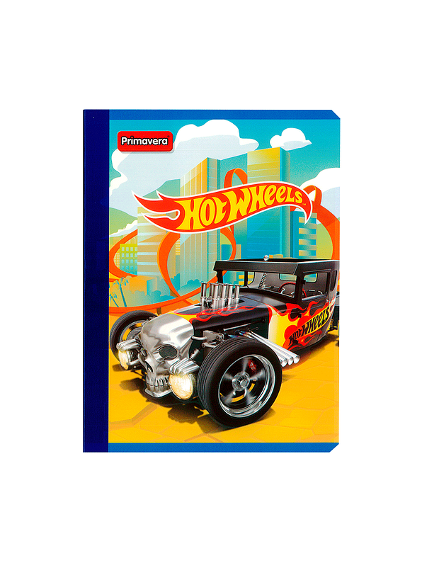 Cuaderno Cosido Hot Wheels 50 Hojas Cuadros  7