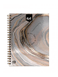 Cuaderno Argollado Pasta Dura Kiut Femenino 80 Hojas Cuadros  - Miniatura 4