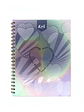 Cuaderno Argollado Pasta Dura Kiut Femenino 80 Hojas Cuadros  - Miniatura 5