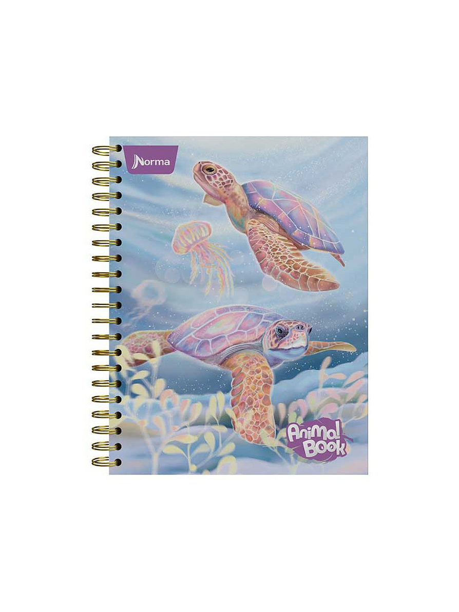 Agenda Animal Book Pasta Dura Catedrática 7 Materias   4