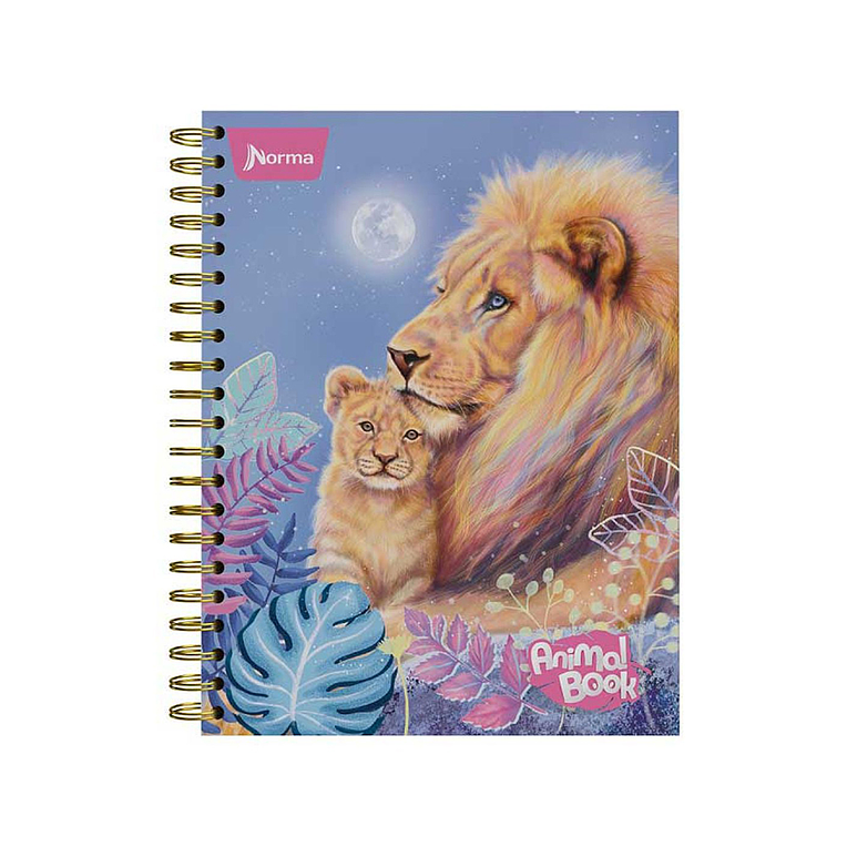 Agenda Animal Book Pasta Dura Catedrática 7 Materias   7