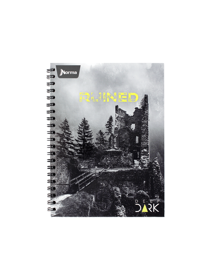 Agenda Deep Dark Pasta Dura Catedrática 7 Materias   3