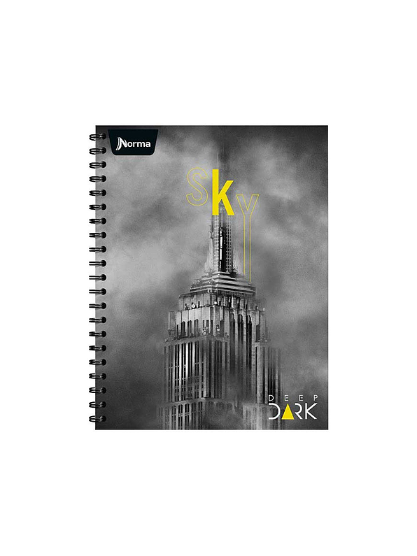 Agenda Deep Dark Pasta Dura Catedrática 7 Materias   7