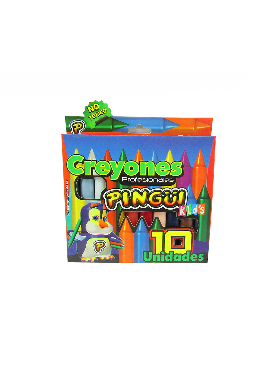 Creyones Pingüi profesionales 10 unidades 1