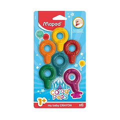 Crayones Mini Maped Color Peps X 6 Unidades