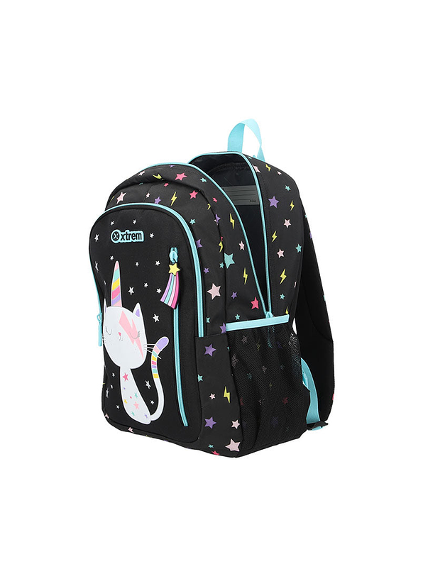 Morral Escolar Logan Cat Negro  3