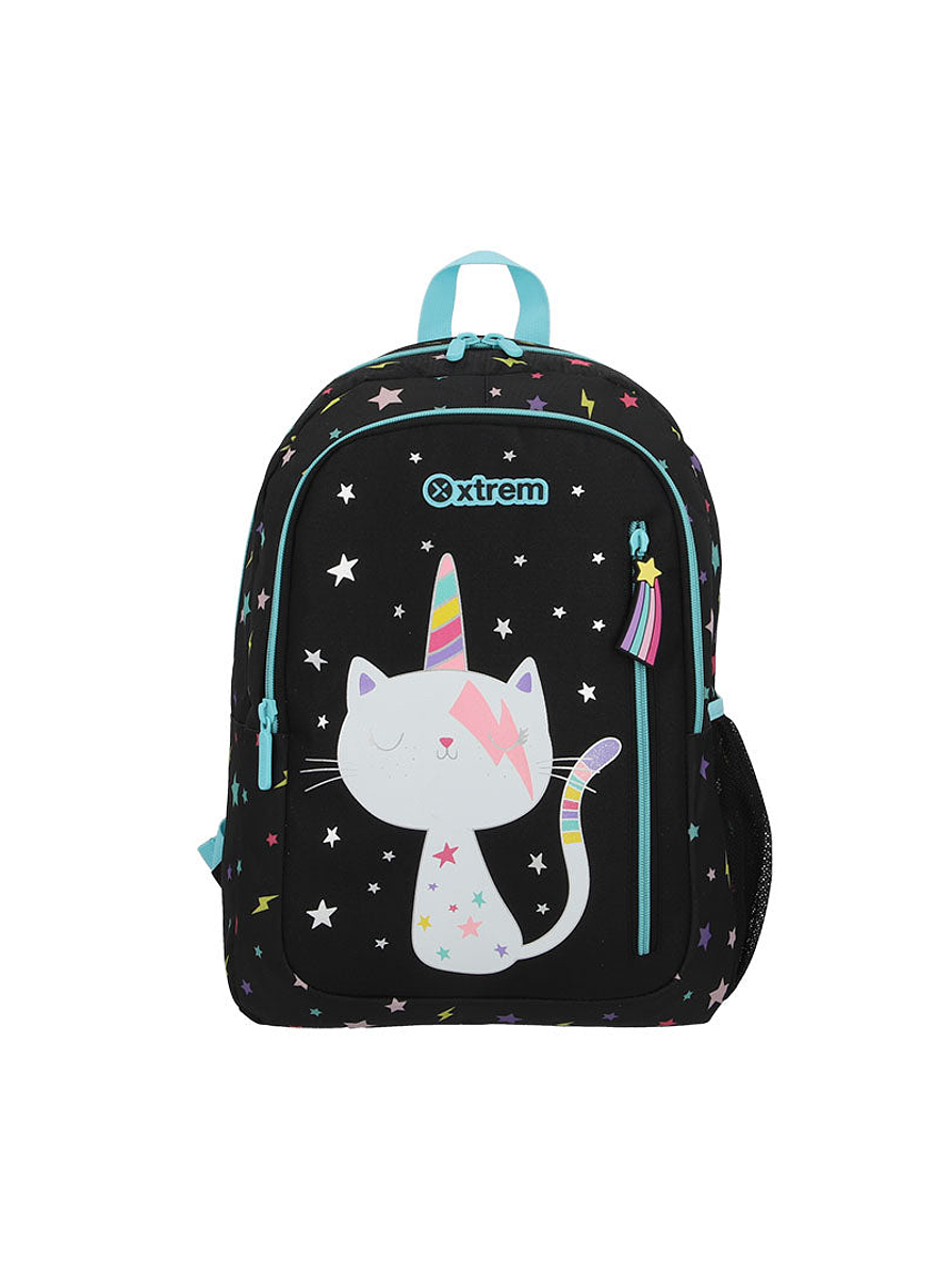 Morral Escolar Logan Cat Negro  1