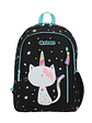 Morral Escolar Logan Cat Negro  - Miniatura 1