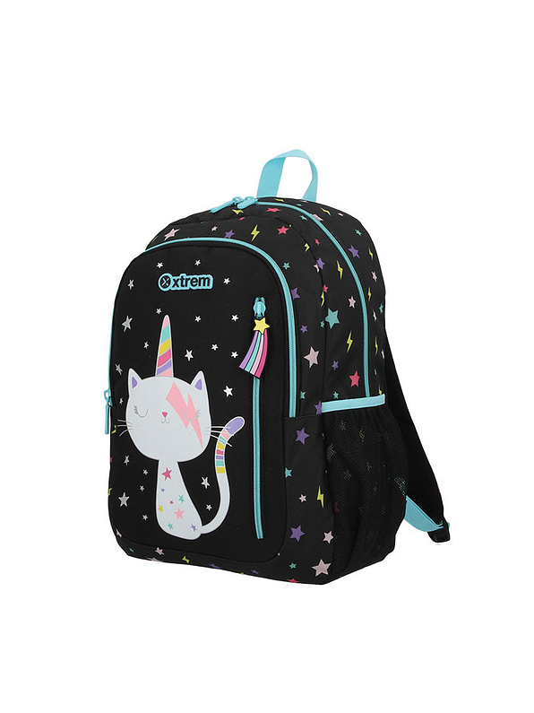 Morral Escolar Logan Cat Negro  2