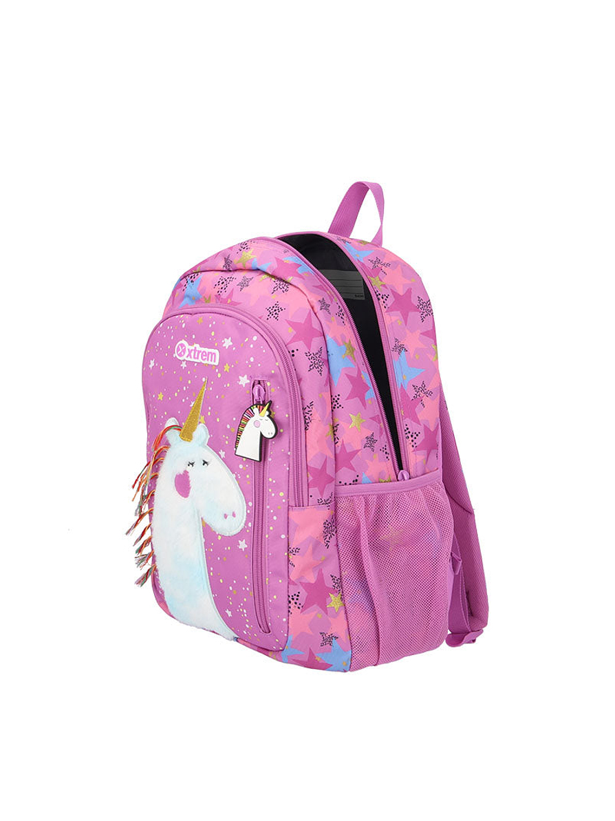 Morral Escolar Logan Unicornio Morado  3