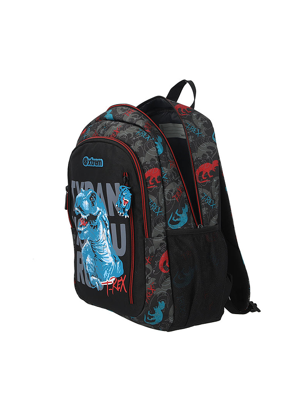 Morral Escolar Logan Dino Negro  2