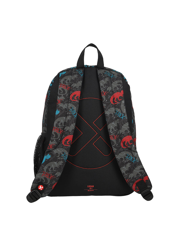 Morral Escolar Logan Dino Negro  3