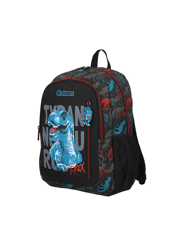 Morral Escolar Logan Dino Negro  4
