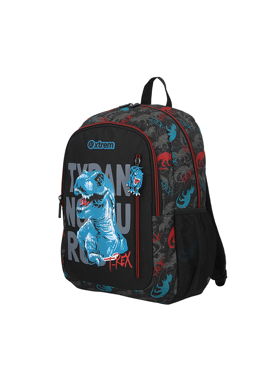 Morral Escolar Logan Dino Negro  4