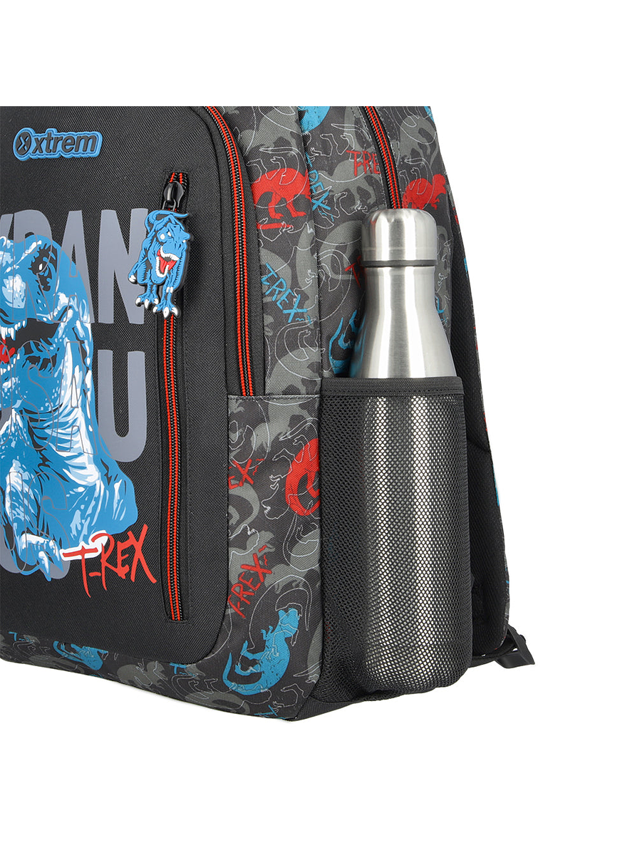 Morral Escolar Logan Dino Negro  5