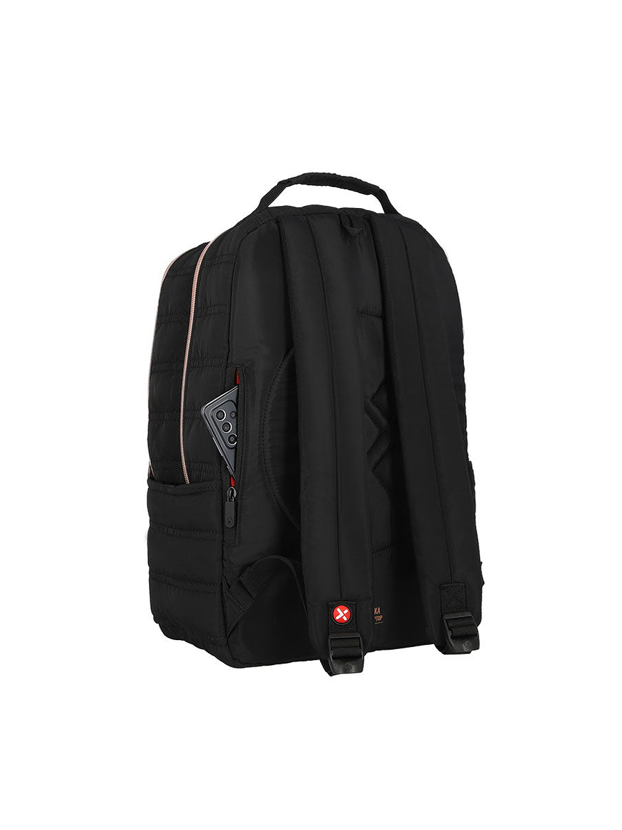 Morral Para Mujer Nebraska Porta Laptop Negro  5