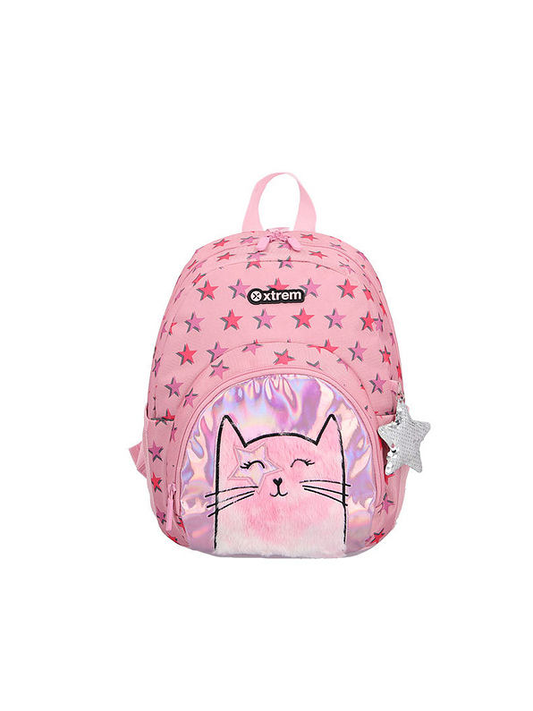 Morral Escolar Power Cat Rosado  1