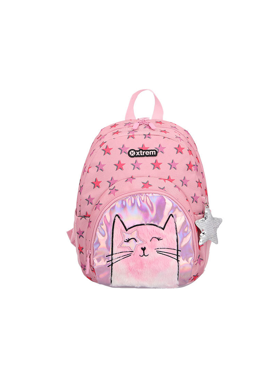 Morral Escolar Power Cat Rosado  1