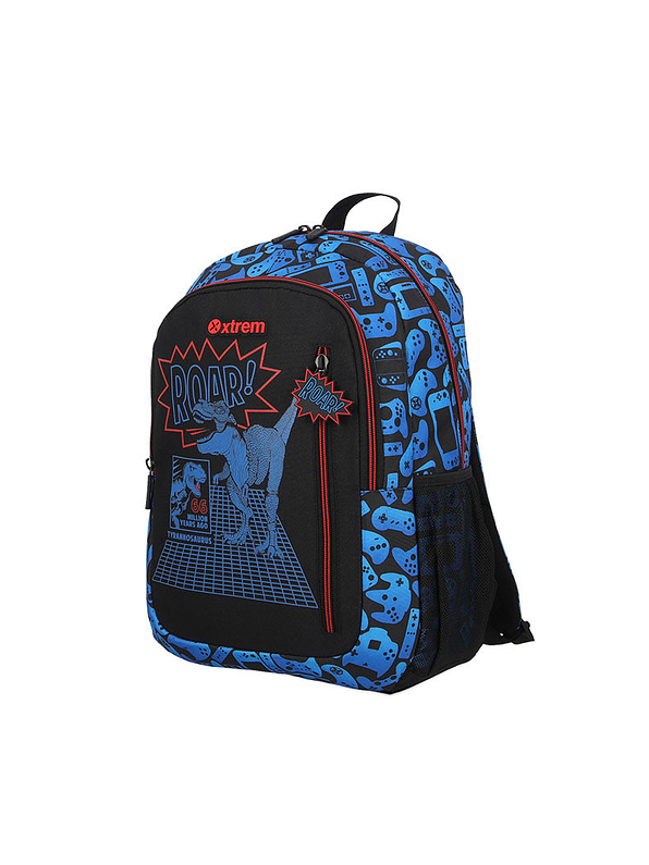 Morral Escolar Logan Dino Azul  2