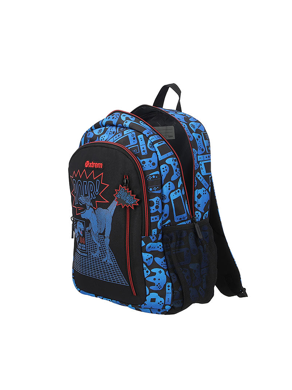 Morral Escolar Logan Dino Azul  3