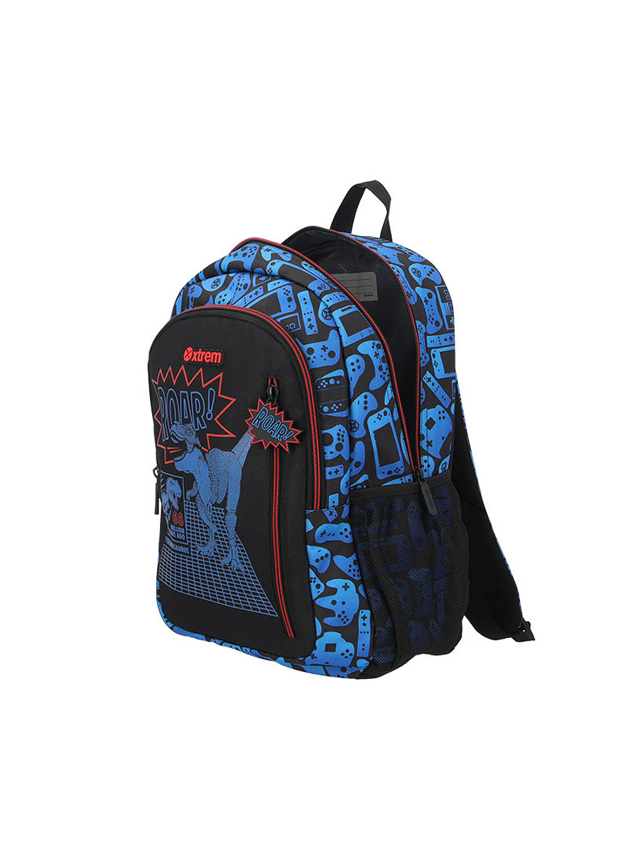 Morral Escolar Logan Dino Azul  3