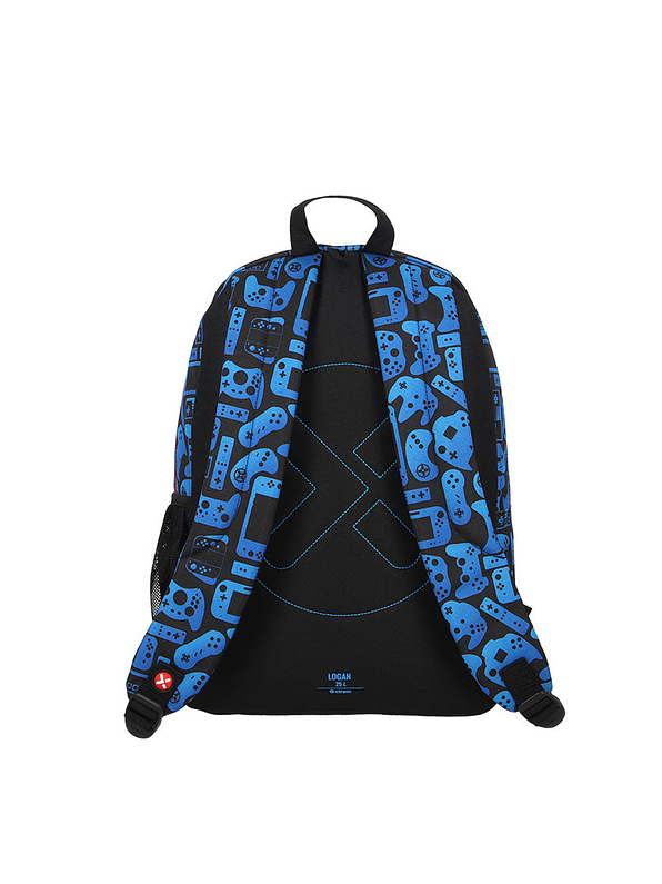Morral Escolar Logan Dino Azul  4