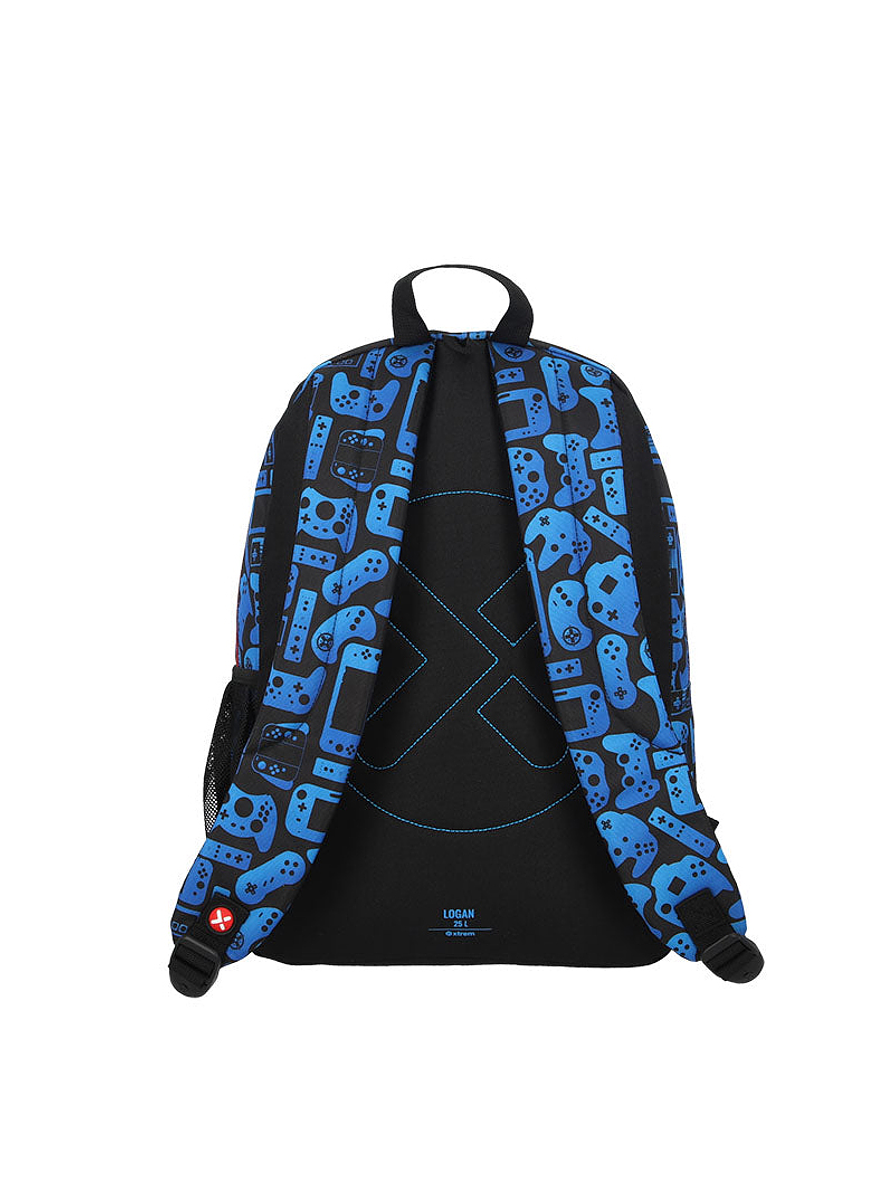 Morral Escolar Logan Dino Azul  4