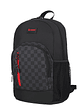 Morral Urbano Para Hombre Austin Negro A Cuadros  - Miniatura 2