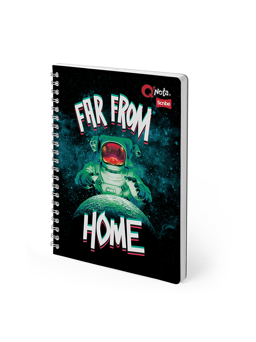 Cuaderno Catedratico Qnota Masculino 80 Hojas Cuadros 9