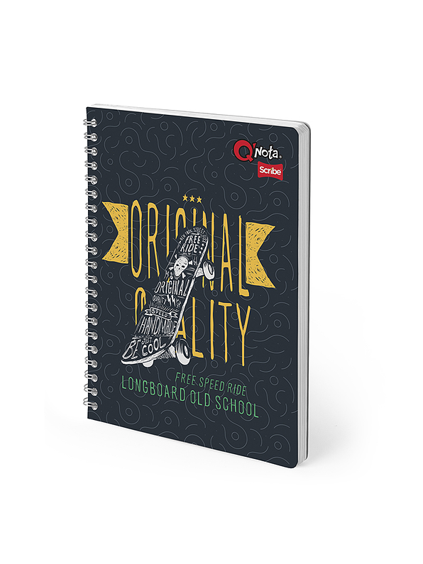 Cuaderno Catedratico Qnota Masculino 80 Hojas Cuadros 10